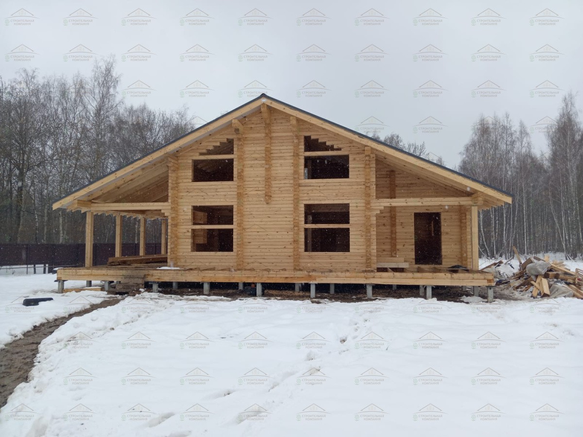 Дом из бруса камерной сушки Раменский р-н КП Великие озера