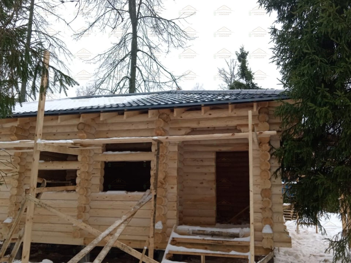 Баня из бревна 240мм Истринский р-н КП Лесогорье