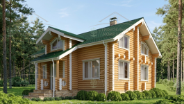фото Дом из бревна 164