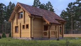 фото Дом из бревна 145.97