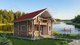 фото Баня из бревна 70.62