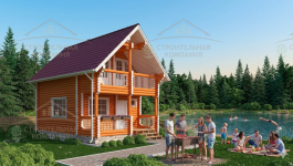 фото Баня из бруса камерной сушки 79.2