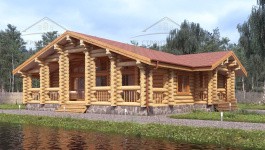 фото Дом из бревна 155.68