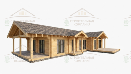 фото Дом-баня из бруса кедра 169.48
