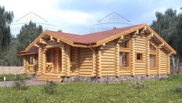 фото Дом из бревна 155.68