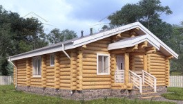 фото Дом из бревна 99.52