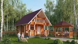 фото Баня из бруса камерной сушки 79.56