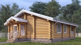 фото Дом из бревна 99.52