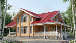 фото Дом из бруса 289.4