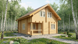 фото Дом из бруса 116.9