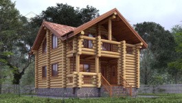 фото Дом из бревна 118.35