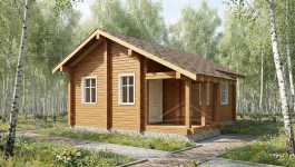 фото Дом из бруса 54.9