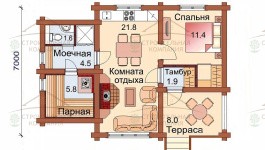 фото Баня из бруса 58.22