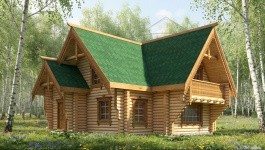 фото Дом из бревна 132