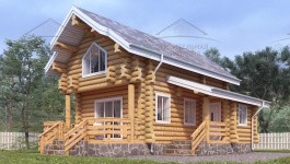 фото Дом из бревна 86.27