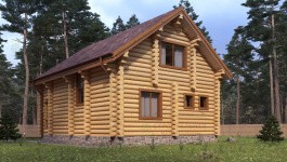 фото Дом из бревна 145.97
