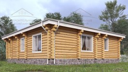 фото Дом из бревна 129.7