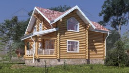 фото Дом из бревна 168.68