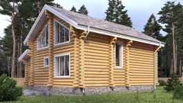 фото Дом из бревна 157.52