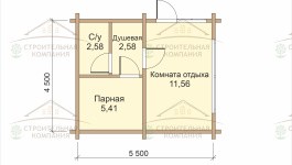 фото Баня из бруса 22.4