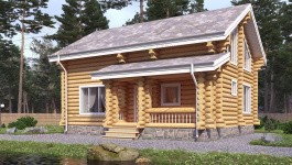 фото Дом из бревна 157.52