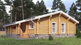 фото Дом из бревна 134.68