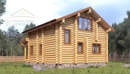 фото Дом из бревна 122.94