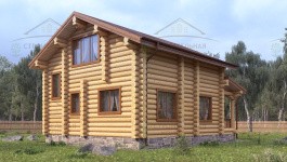 фото Дом из бревна 122.94