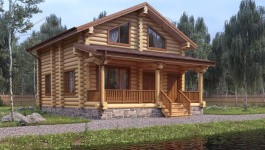 фото Дом из бревна 122.94