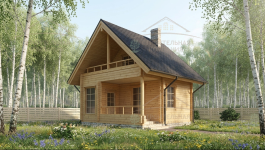 фото Дом из клееного бруса 67