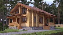 фото Дом из бревна 119.92
