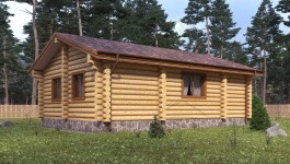 фото Баня из бревна 76.35