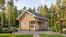 фото Баня из бревна 66.64