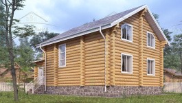 фото Дом из бревна 157.34