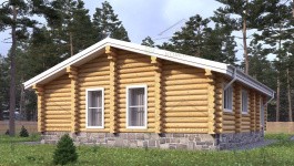 фото Дом из бревна 134.68