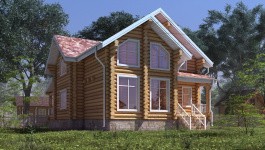 фото Дом из бревна 168.68