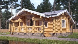 фото Дом из бревна 117.18