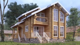 фото Дом из бревна 108.87