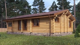 фото Дом из бревна 102.92