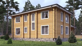 фото Дом из бревна 233.53