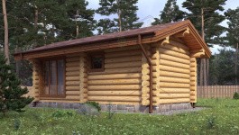 фото Баня из бревна 32.38