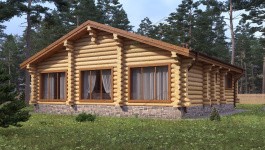 фото Дом из бревна 120.65