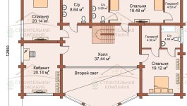 фото Дом-баня из бруса 413.93