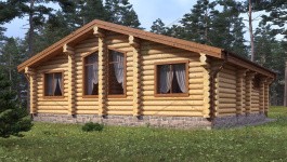 фото Дом из бревна 140.25