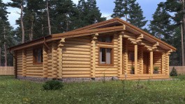 фото Дом из бревна 132.94