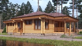 фото Дом из бревна 154.79