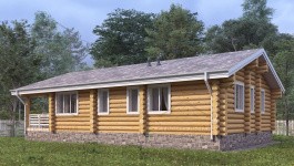 фото Дом из бревна 130.27