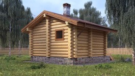 фото Баня из бревна 29.81