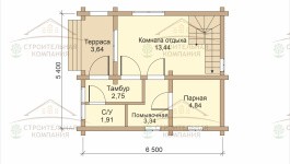 фото Баня из бруса 70.2