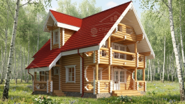фото Дом из бревна 230.43